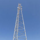 जस्ती दूरसंचार ट्यूबलर स्टील टॉवर ट्यूब एंटीना जाली स्टील टॉवर 4 पैर स्वनिर्धारित