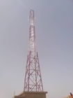 Rdu 80m दूरसंचार मोबाइल टॉवर हॉट डिप जस्ती स्टील