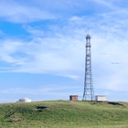 सिग्नल संचारित करने के लिए हॉट गैल्वनाइजिंग टॉवर संचार 20-60 मीटर स्टील मोबाइल