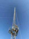 Q235 जस्ती कोण स्टील मोबाइल सेल टॉवर 4 पैर रेडियो टीवी प्रसारण उपकरण