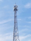 चार टांगों वाला Q345B टेलीकॉम सेल टावर गैल्वेनाइज्ड स्टील कम्युनिकेशन टॉवर