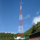 स्टील Q345 रेडियो टेलीविजन 4 लेग्ड टॉवर
