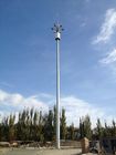 मोनोपोल 40 मीटर हॉट डीआईपी जस्ती मोबाइल लाइट टॉवर