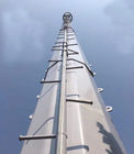 कृत्रिम स्व समर्थन 50 मीटर मोनोपोल स्टील टॉवर