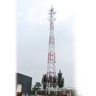 त्रिकोणीय 5G नेटवर्क ट्यूबलर जाली स्टील टावर्स