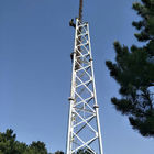 त्रिकोणीय 5G नेटवर्क ट्यूबलर जाली स्टील टावर्स