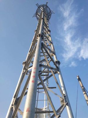पार्क के लिए Q235 स्टील जीएसएम स्व समर्थन एंटीना टॉवर