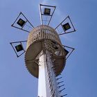 OEM एंटीना 30 मीटर 30 मीटर / एस मोनोपोल स्टील टॉवर
