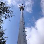 स्वनिर्धारित इस्पात संरचना 15 मीटर माइक्रोवेव संचार टॉवर यूनिकोम मोबाइल सिग्नल