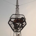 एएसटीएम मानक निकला हुआ किनारा कनेक्शन 36 मीटर / एस गयेद वायर टॉवर अनुकूलन स्टील और मिश्र धातु स्ट्रक्चरल स्टील