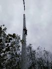 प्रसारण के लिए Q235 दूरसंचार टावर उद्योग अष्टकोणीय एंटीना पोल