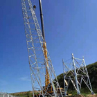 टेलीकम्युनिकेशन फ्री स्टैंडिंग लैटिस टॉवर स्टील 21m सेल्फ सपोर्ट
