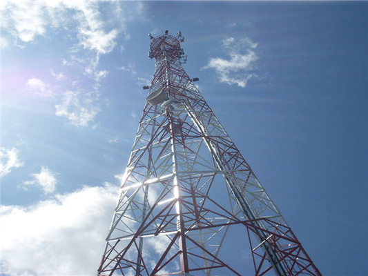 सेल्फ सपोर्टिंग एंटीना 4g 4 लेग्ड टॉवर 80m