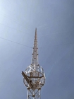 हॉट डिप जस्ती स्टील गाईड वायर टॉवर मस्त संचार एंटीना 30m / S