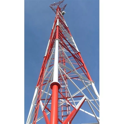 15m 3 लेग जस्ती जाली ट्रांसमिशन टॉवर Q235 दूरसंचार टावर्स