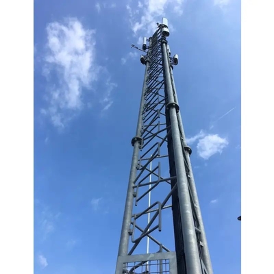 पवन प्रतिरोध मोबाइल सेल टॉवर चार पैरों वाला रेडियो टीवी प्रसारण उपकरण