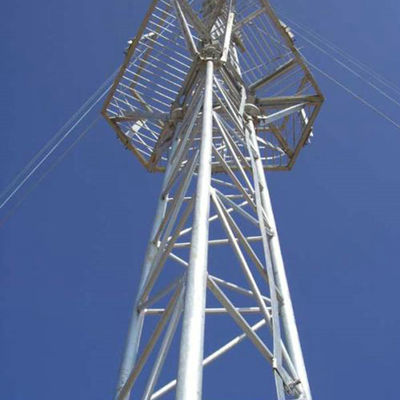 पार्क के लिए 50 मीटर Q235 स्टील जीएसएम सेल्फ सपोर्टिंग रेडियो टॉवर