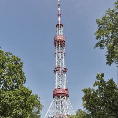 ट्यूबलर स्टील एंगल स्टील 80 मीटर रेडियो और टेलीविजन टॉवर